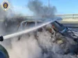 Dos vehículos calcinados este domingo en las carreteras de la provincia de Cádiz
