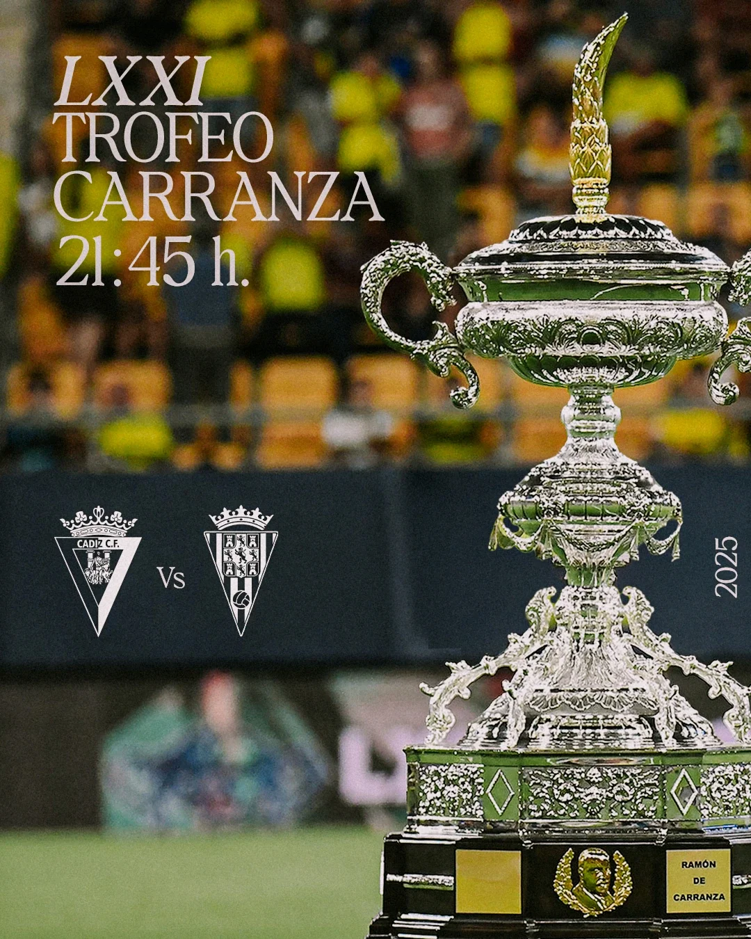 Cartel del horario del ¿LXXI Trofeo Carranza?