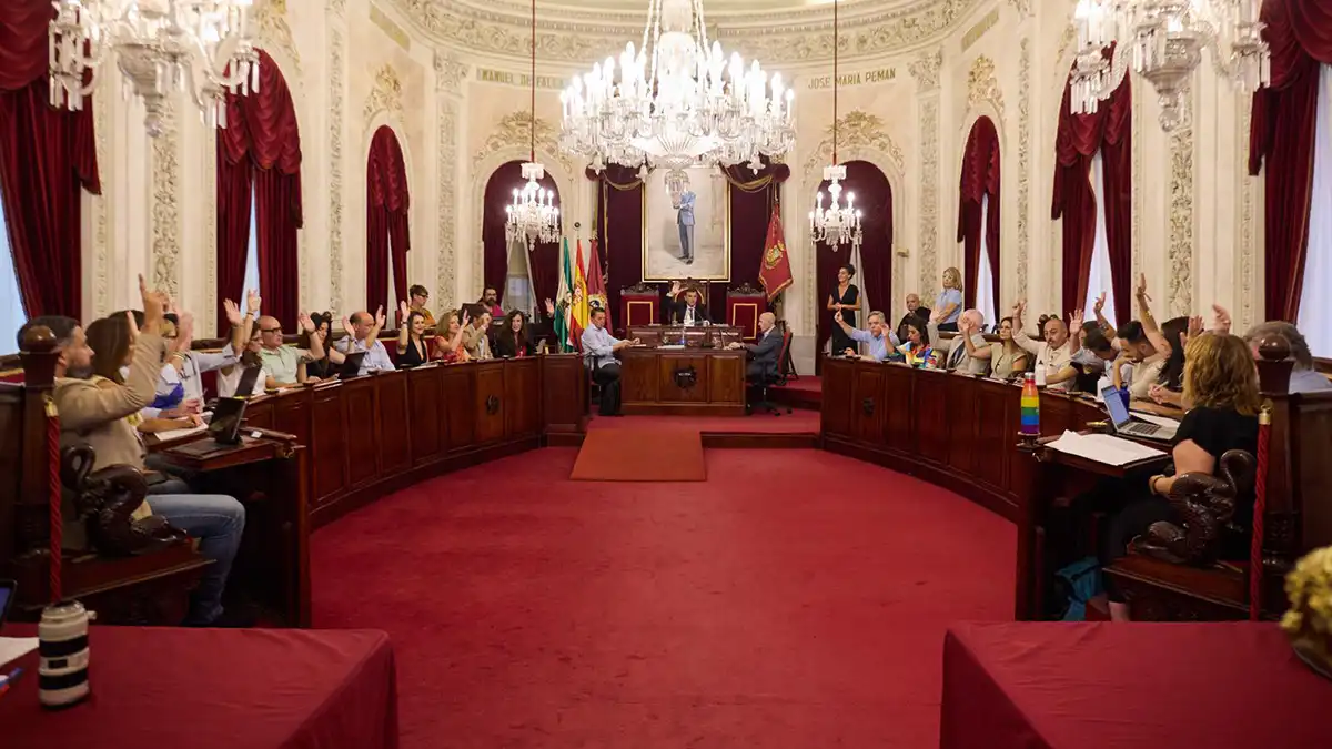 Pleno del Ayuntamiento de Cádiz