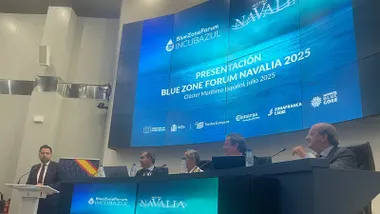 Momento de la presentación del Blue Forum en Madrid.