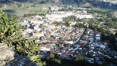 Vista desde un monte de Jimena de la Frontera.