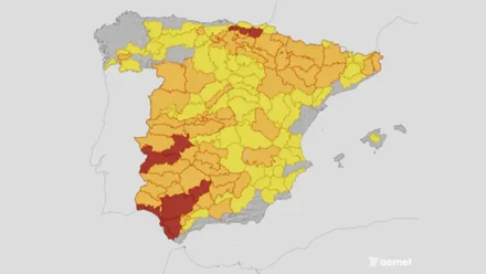 La Aemet activa la alerta roja por calor en más de la mitad de la provincia de Cádiz