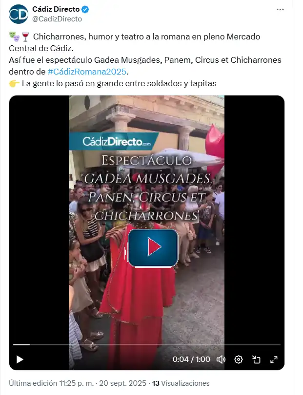 Divertido y completo ‘sábado sabadorum’ del Cádiz Romana: gran ambiente y 'chicharrones a la romana'