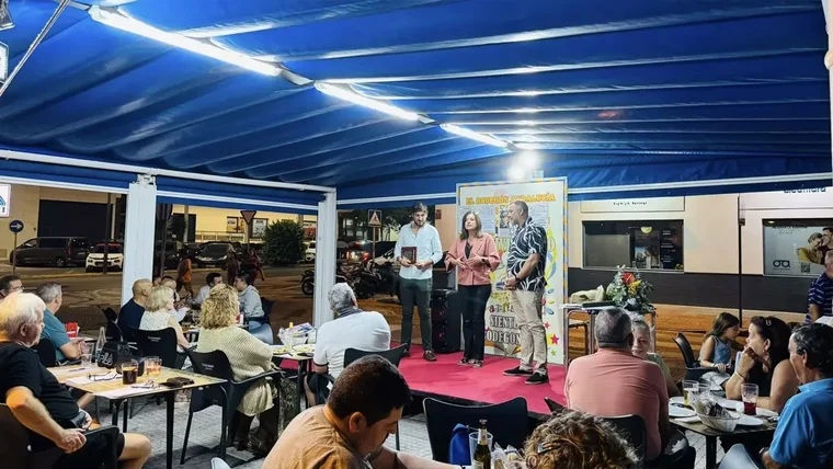 Un momento del homenaje a "El Leti", en San Fernando.