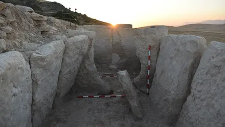 Imagen del Dolmen descubierto