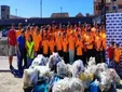 El Club Balonmano San Fernando sorprende con una limpieza masiva en la Bahía de Cádiz