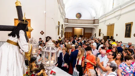 El Nazareno en la parroquia de Santo Tomás.