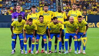 Once inicial del Cádiz CF que disputó el Trofeo Carranza.