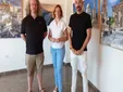 Agu Ariza presenta ‘Paisajes de Chiclana’ en la Oficina de Información Turística de La Barrosa