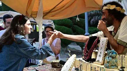 Imagen del Mercdo Romano del Parque Genovés.