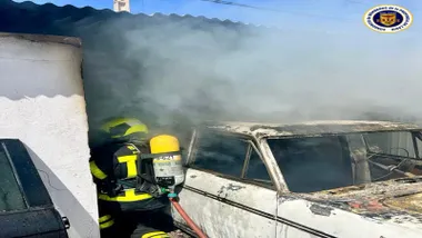Coche calcinado