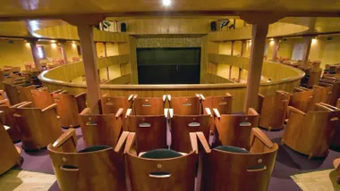 Butacas del teatro donde se celebrará la inauguración