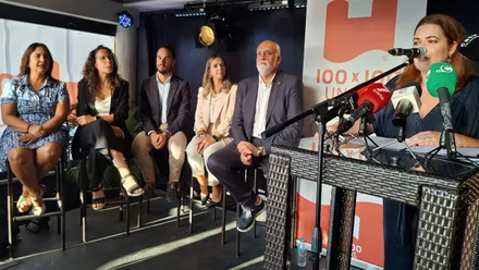 Políticos de "100x100 Unidos".