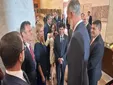 La delegación de Cádiz asiste en Arequipa a la apertura del Congreso de la Lengua en una jornada de protestas