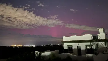 Aurora Boreal en El Puerto de Santa María.