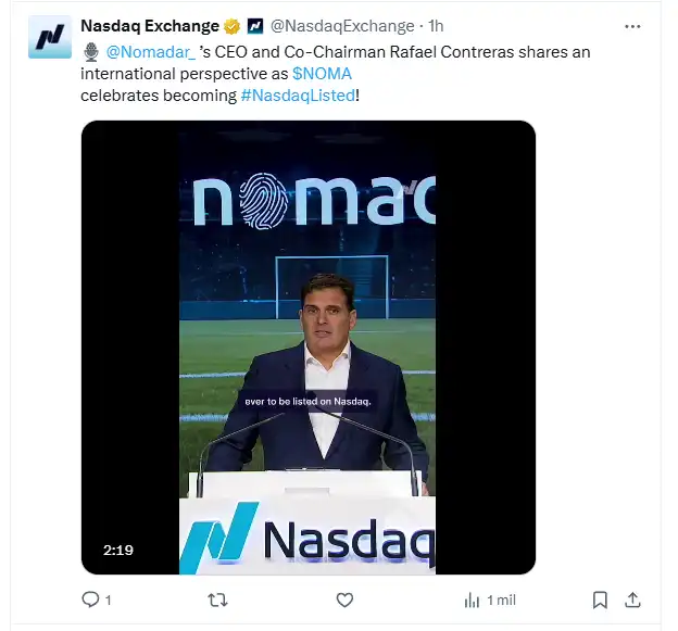 La otra cara del estreno del Cádiz CF en el Nasdaq: del inglés de un rejuvenecido Contreras a la euforia sobreactuada