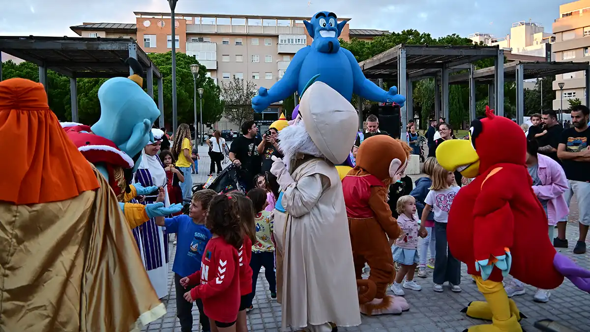 Una de las animaciones del Mercado del Rosario. Foto: Eulogio García.