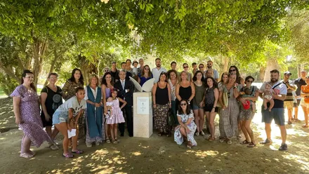 Un acto anterior conmemorativo del Duelo Perinatal en el monumento del Parque Genovés de Cádiz.
