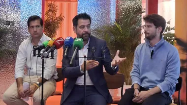 El delegado especial de la Zona Franca de Cádiz, Fran González, en un reciente acto del Consorcio.
