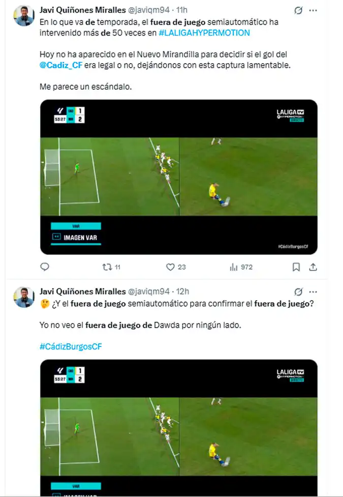 El gol anulado a Kovacevic enciende al cadismo: el fuera de juego semiautomático “no iba”, según el árbitro