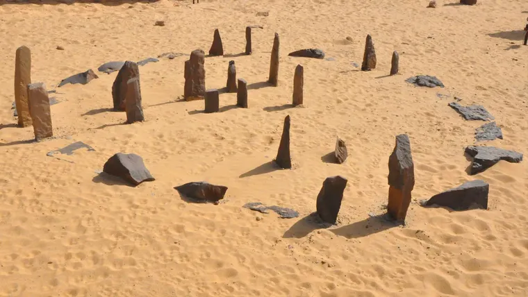 Piedras megalíticas de Nabta Playa en Nubia.