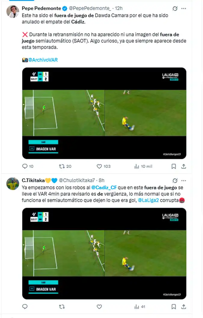 El gol anulado a Kovacevic enciende al cadismo: el fuera de juego semiautomático “no iba”, según el árbitro