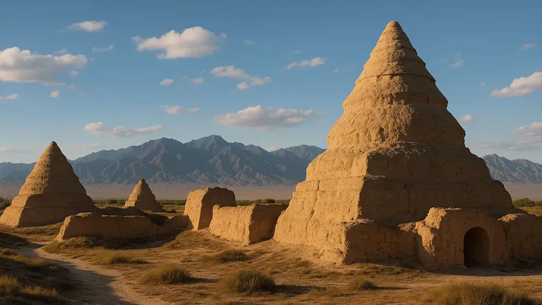 Pirámide china de Xixia.