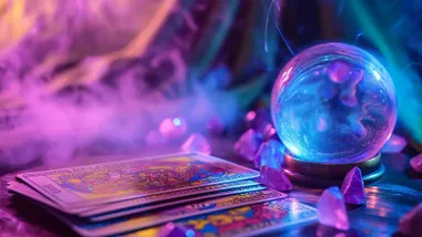 Preparando las cartas del tarot