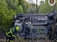 Accidente en la A-384 cerca de Algodonales, el conductor sale ileso tras salirse de la vía