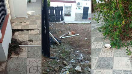 Tres imágenes que muestran el deterioro del Casco Antiguo de Barbate.