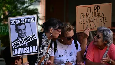 Imagen de la concentración de este 3 de noviembre del Colectivo de Mujeres Feministas de Cádiz.
