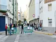 El Ayuntamiento de Cádiz pone en marcha el nuevo itinerario escolar seguro en la calle Trille
