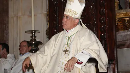 El obispo de Cádiz, Rafael Zornoza. Foto: Wikipedia.