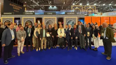 Delegación gaditana en la feria de Turismo de Londres.