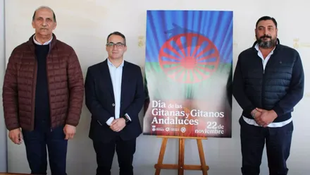 Francis Salado junto a Ramón Izquierdo y Luis de los Reyes.