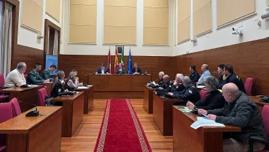 Pleno reunido en Chiclana para tratar el tema de la seguridad en Navidad.