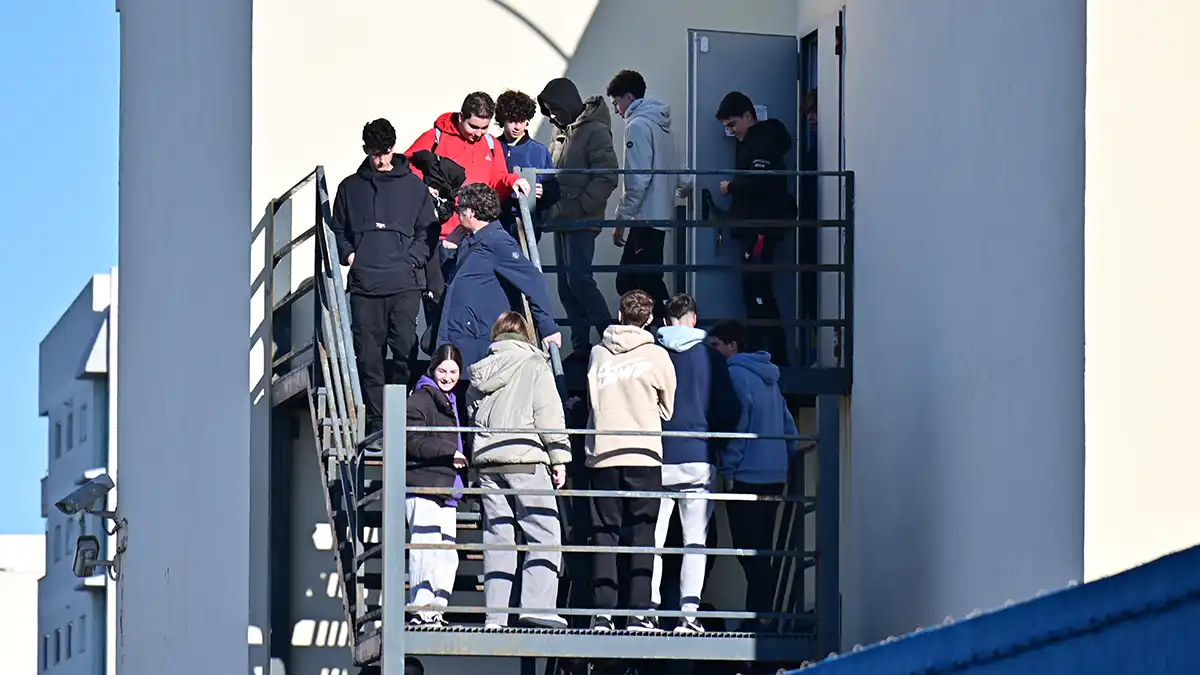 Imagen de un simulacro de maremoto celebrado en Cádiz. 