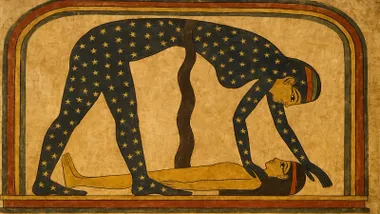 Representación de lo que es la primera "carta" de la Vía Láctea.