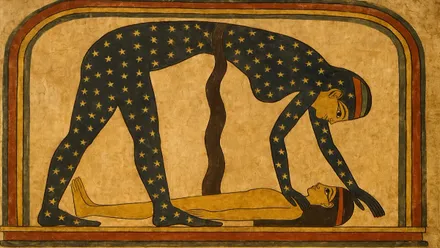 Representación de lo que es la primera "carta" de la Vía Láctea.