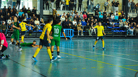 Celebración gol Baguetina Futsal