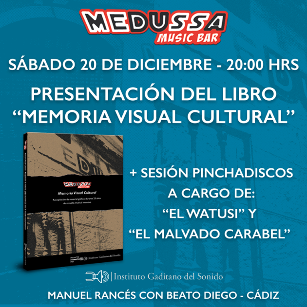 La cultura que ha florecido en Medussa Music Bar durante más de 20 años recogida en un libro que se presenta este sábado