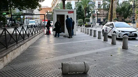 Caseta en la que se guardaba el material sustraído a Ximenez. Foto: Eulogio García.
