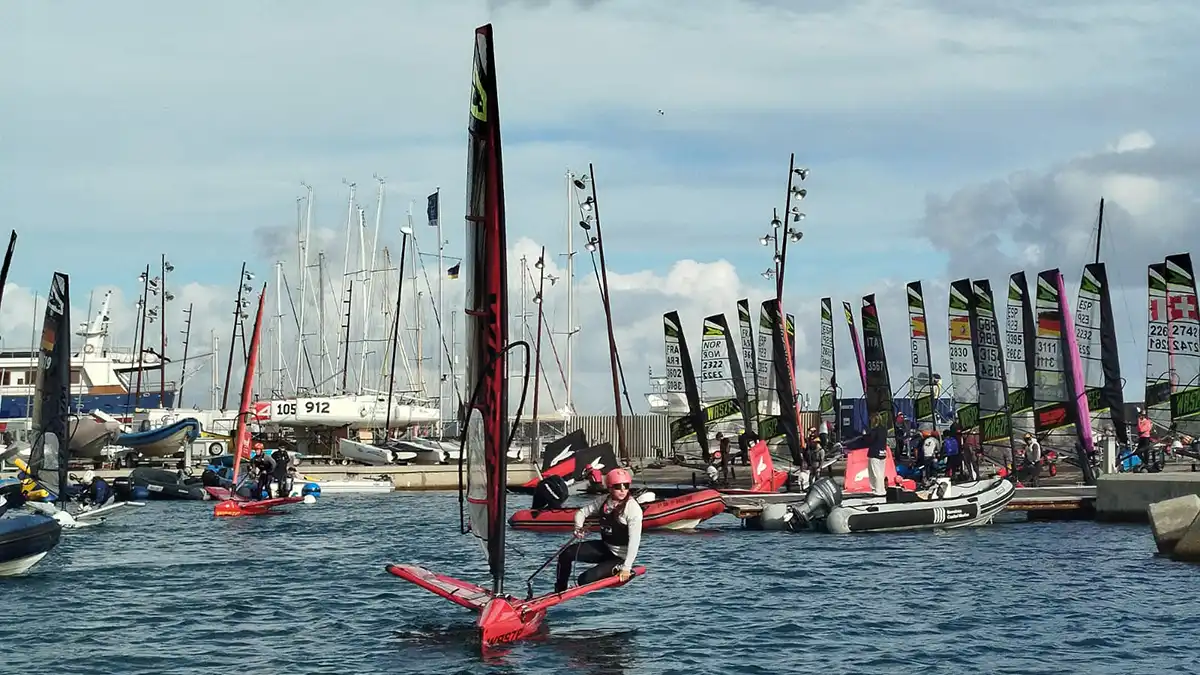 La gaditana Sol López durante la competición.