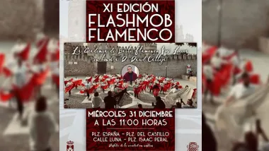 Cartel del FlashMob en El Puerto.