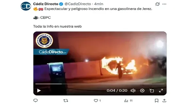 Arden surtidores y vehículos en una gasolinera de El Portal, esta fue la intervención que evitó una tragedia
