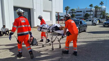 Uan intervención del 061.