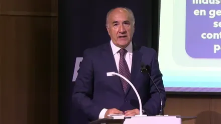 El alcalde de Algeciras, José Ignacio Landaluce, en un acto reciente. Foto: YouTube.