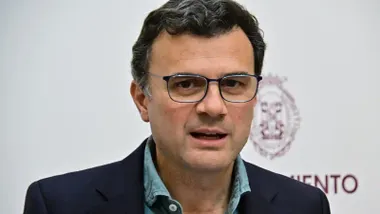 El alcalde de Cádiz, Bruno García, en la rueda de prensa posterior a la Junat de Gobierno Loca.. Foto: Eulogio García.