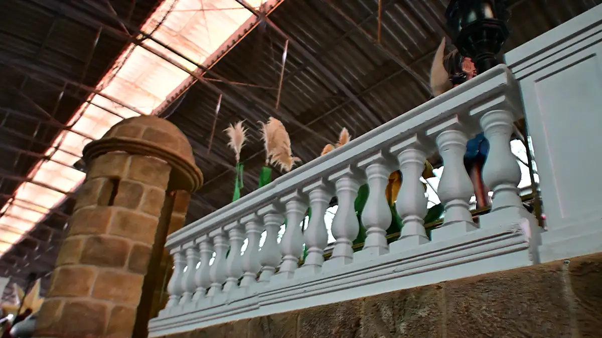 Detalle de la carroza inclusiva dedicada a La Caleta. Foto: Eulogio Garcia.