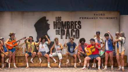 Chirigota Los Hombres de Paco en preliminares del COAC 2026